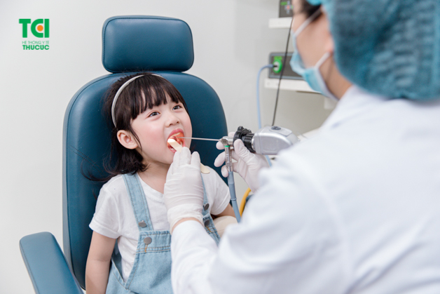 Các dịch vụ khám tai mũi họng cho trẻ tại Bệnh viện Thu Cúc