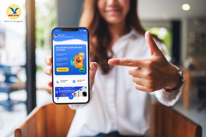 Hướng dẫn từng bước đặt lịch khám Medlatec trên điện thoại