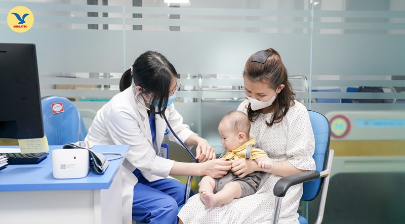 Quy trình khám Da liễu cho trẻ tại Medlatec