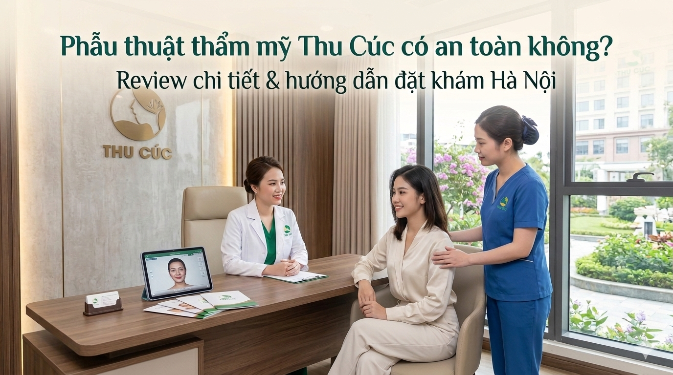 Phẫu thuật thẩm mỹ Thu Cúc có an toàn không? Review chi tiết & hướng dẫn đặt khám Hà Nội