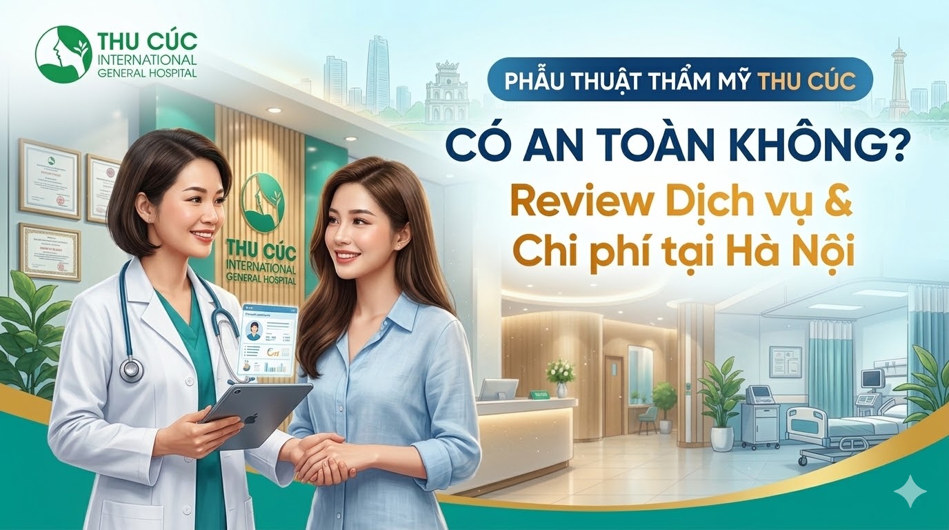 Phẫu thuật thẩm mỹ Thu Cúc có an toàn không? Review dịch vụ & chi phí tại Hà Nội