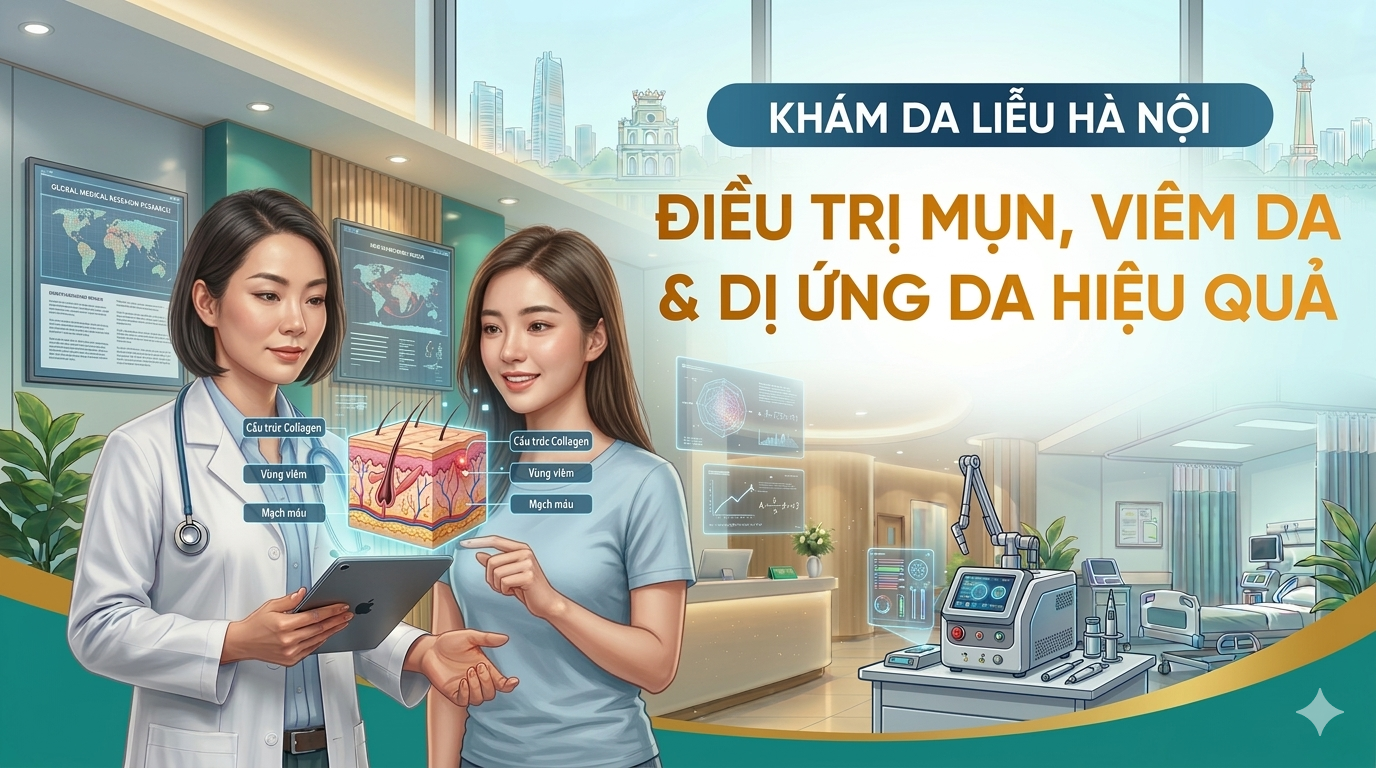 Khám da liễu Hà Nội: Điều trị mụn, viêm da và dị ứng da hiệu quả