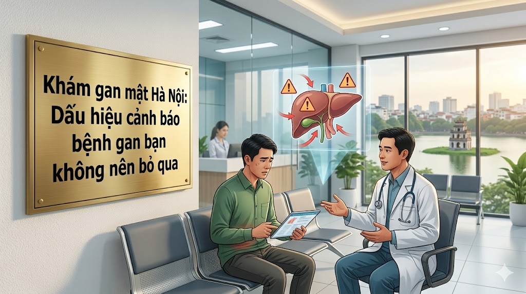 Khám gan mật Hà Nội: Dấu hiệu cảnh báo bệnh gan bạn không nên bỏ qua