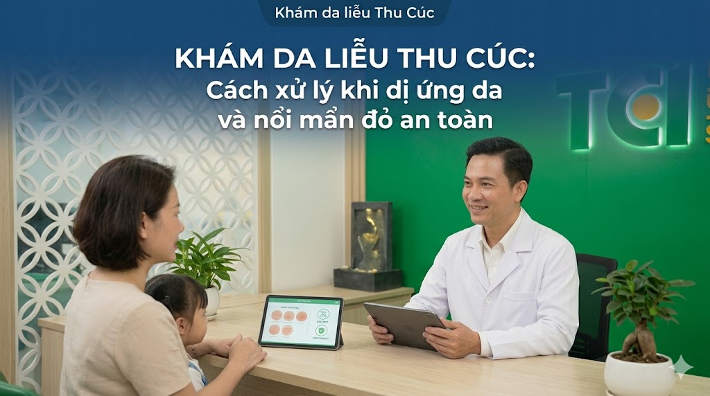 Khám da liễu Thu Cúc: Cách xử lý khi dị ứng da và nổi mẩn đỏ an toàn
