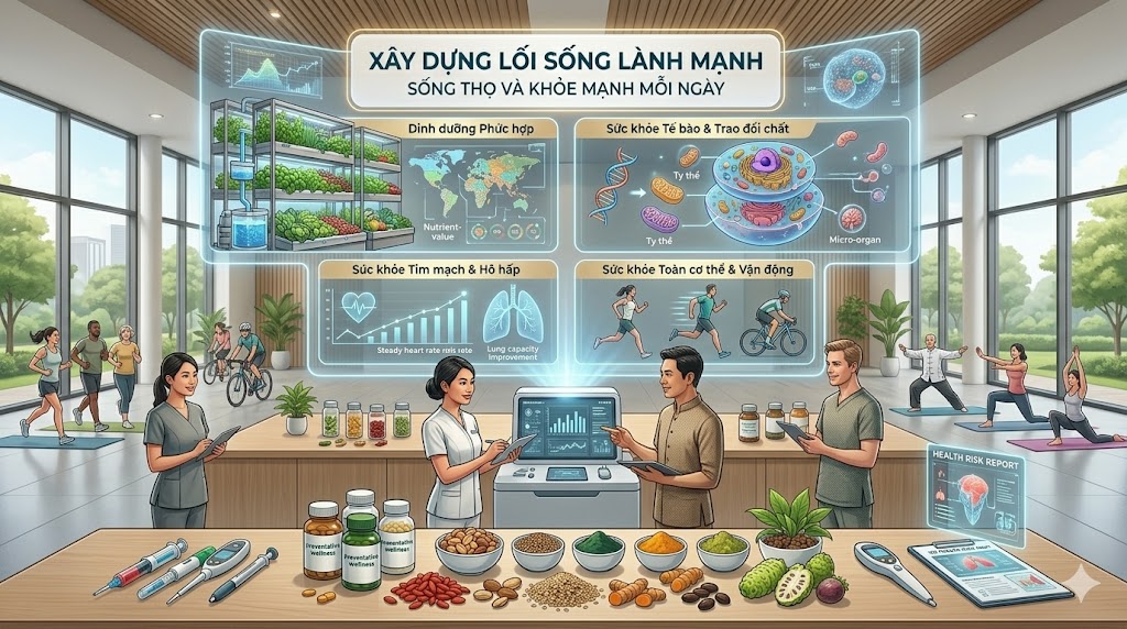 Cách xây dựng lối sống lành mạnh để sống thọ và khỏe mạnh mỗi ngày