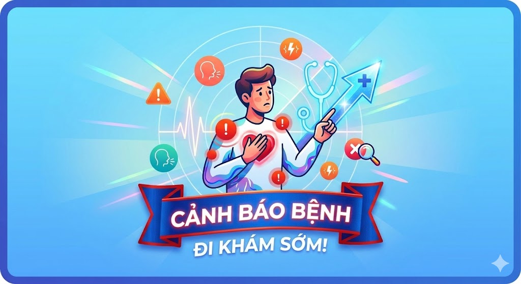Dấu hiệu cảnh báo bệnh cần đi khám sớm bạn không nên bỏ qua