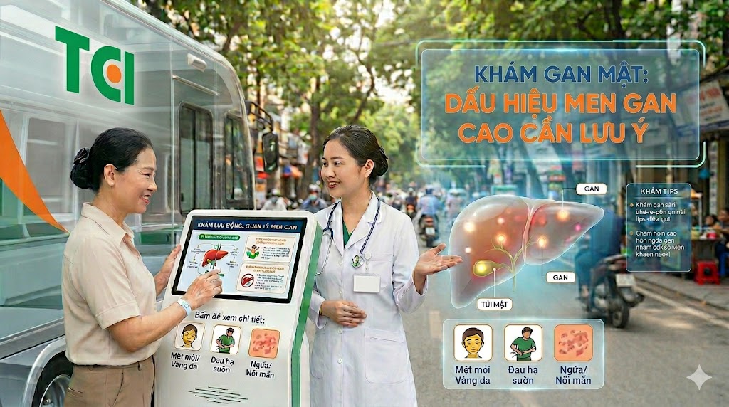 Khám gan mật Thu Cúc TCI: Dấu hiệu men gan cao cần lưu ý