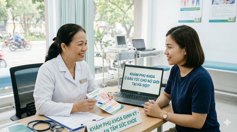 Phòng khám phụ khoa cho nữ giới uy tín tại Hà Nội?