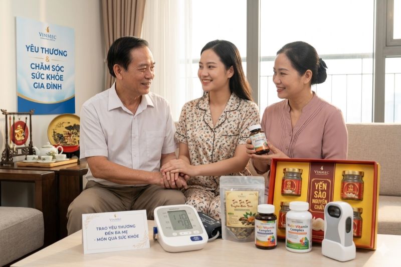 Trao Yêu Thương Đến Ba Mẹ Qua Những Món Quà Sức Khỏe