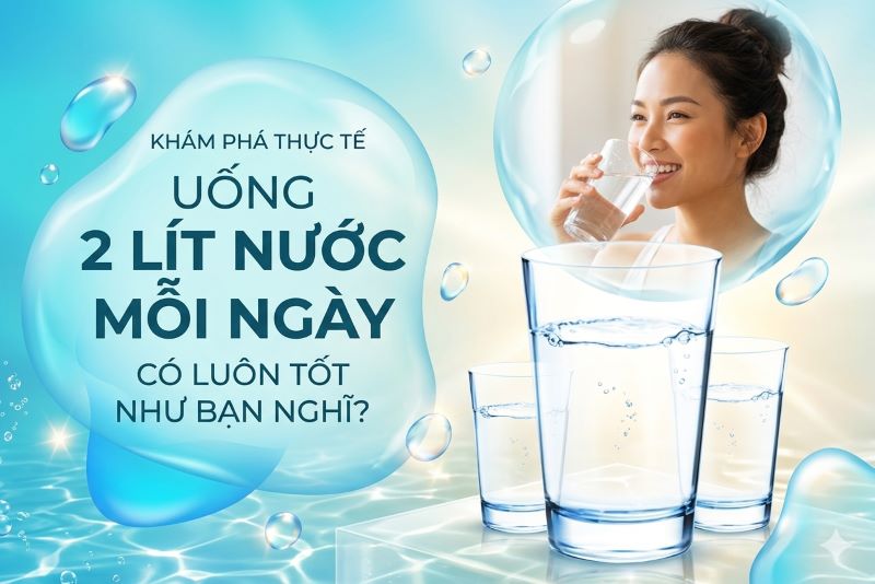 Sự thật về việc uống 2 lít nước mỗi ngày: Có phải ai cũng cần?