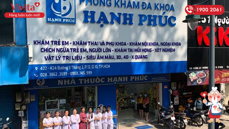 Đặt khám Phòng khám Đa khoa Hạnh Phúc