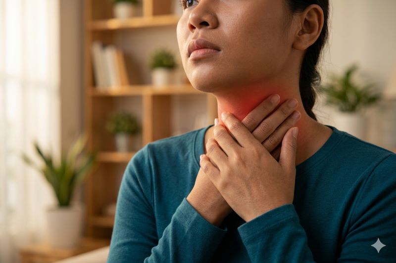 Cổ Họng Luôn Cảm Thấy Vướng Nhưng Không Đau – Có Sao Không?