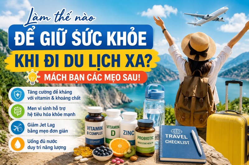 Làm Thế Nào Để Giữ Sức Khỏe Khi Đi Du Lịch Xa? Bỏ Túi Ngay Những Mẹo Hữu Ích Này