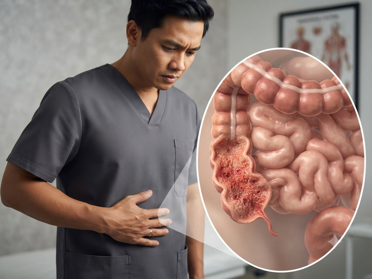 Đau bụng do viêm đại tràng ở vị trí nào? Cách nhận biết và thời điểm cần đi khám