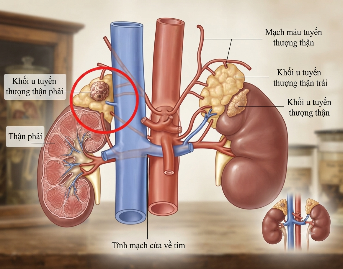 U tuyến thượng thận có nguy hiểm không? Khi nào cần theo dõi và khi nào phải phẫu thuật?