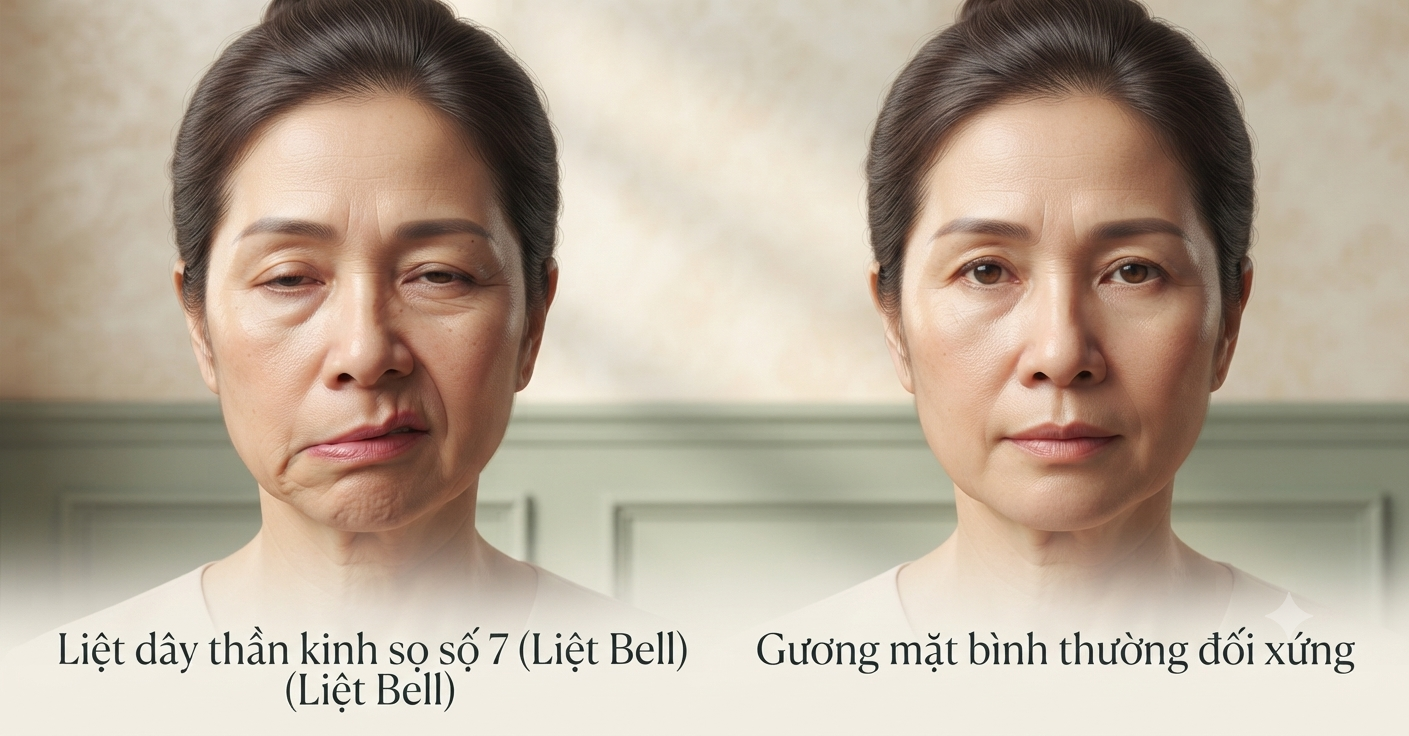 Liệt dây thần kinh số 7 có nguy hiểm không? Dấu hiệu nhận biết và cách điều trị