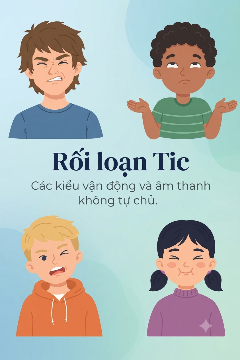 Rối loạn Tic là gì? Dấu hiệu nhận biết, nguyên nhân và nên khám ở đâu tại Hà Nội?