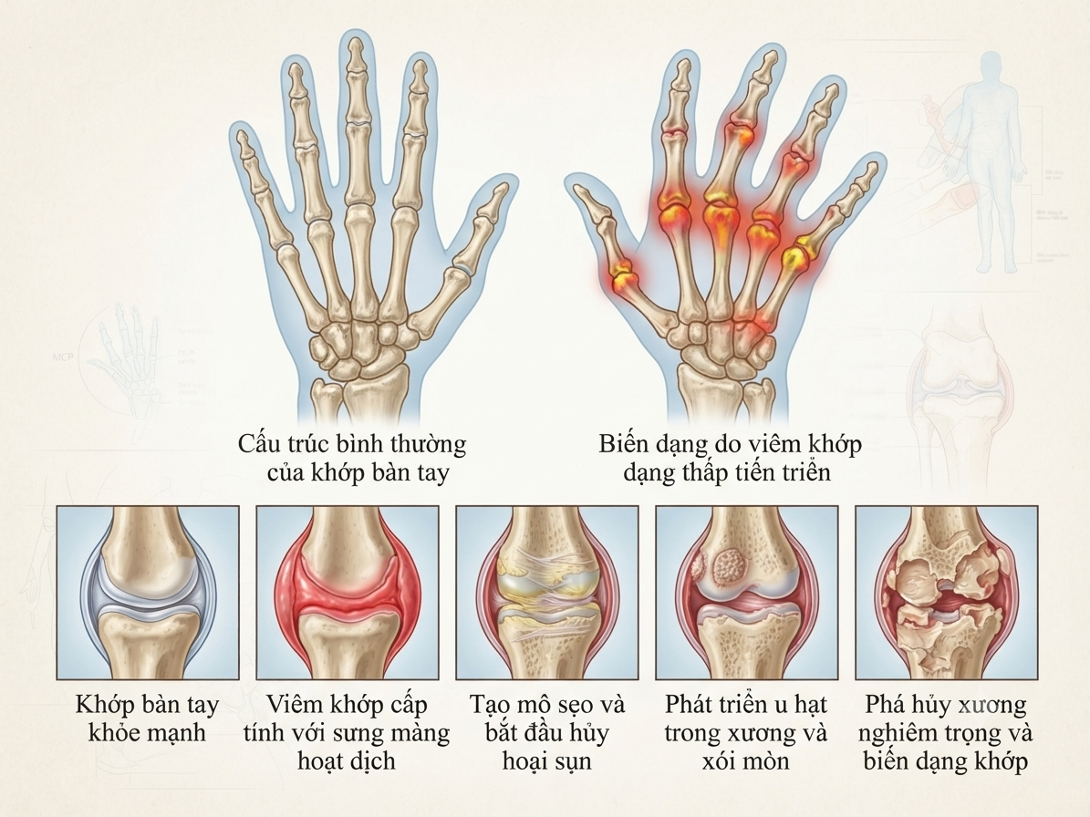 Điều trị viêm khớp dạng thấp như thế nào? Phác đồ và những điều người bệnh cần biết