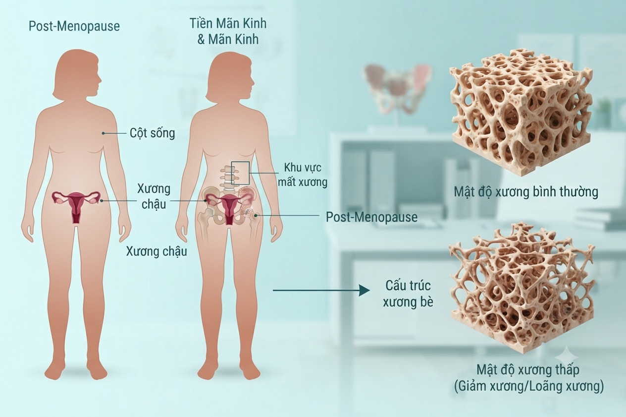 Tiền mãn kinh có thể gây ra những vấn đề gì? Cách chăm sóc và nên khám ở đâu?