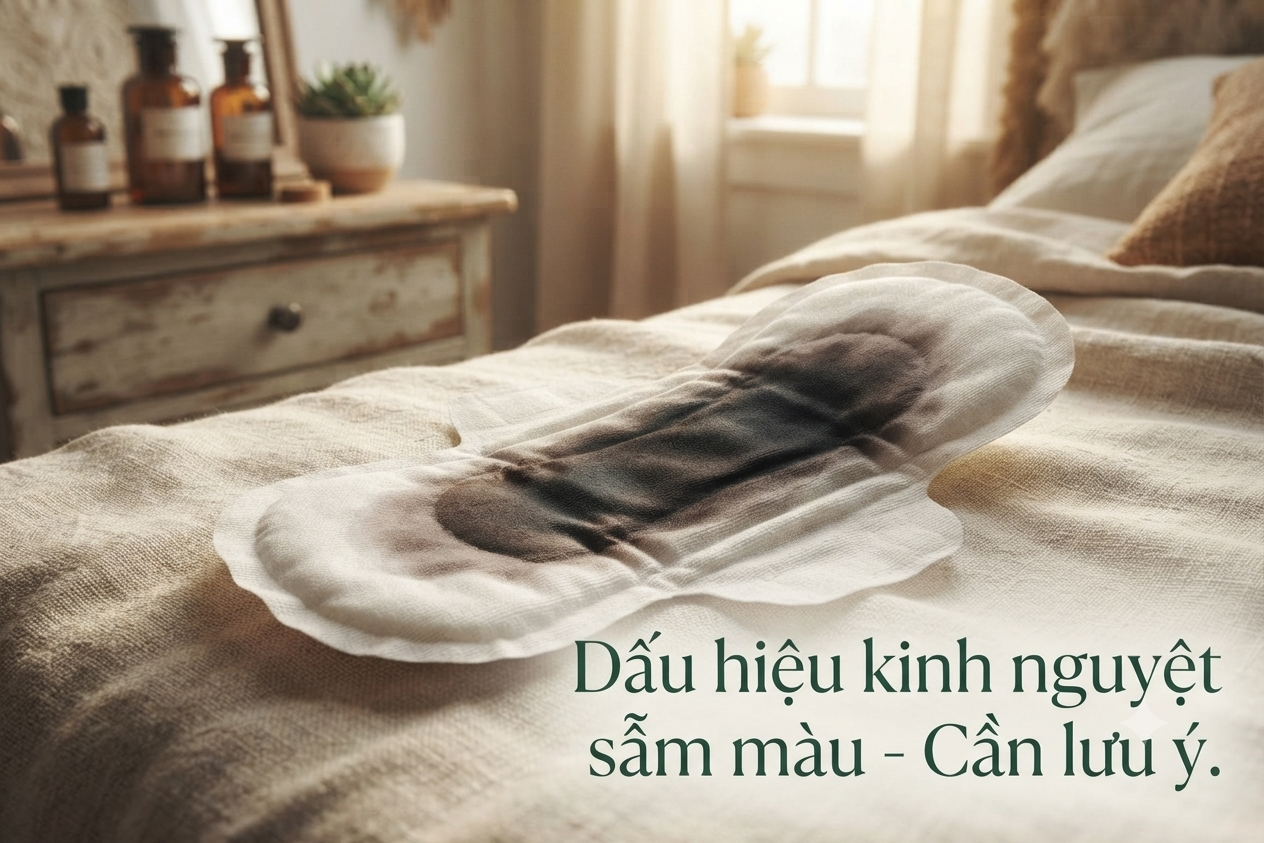 Kinh nguyệt màu đen có phải dấu hiệu bệnh? 7 nguyên nhân thường gặp không nên bỏ qua